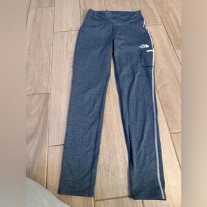 Girls north face leggings with pockets‎